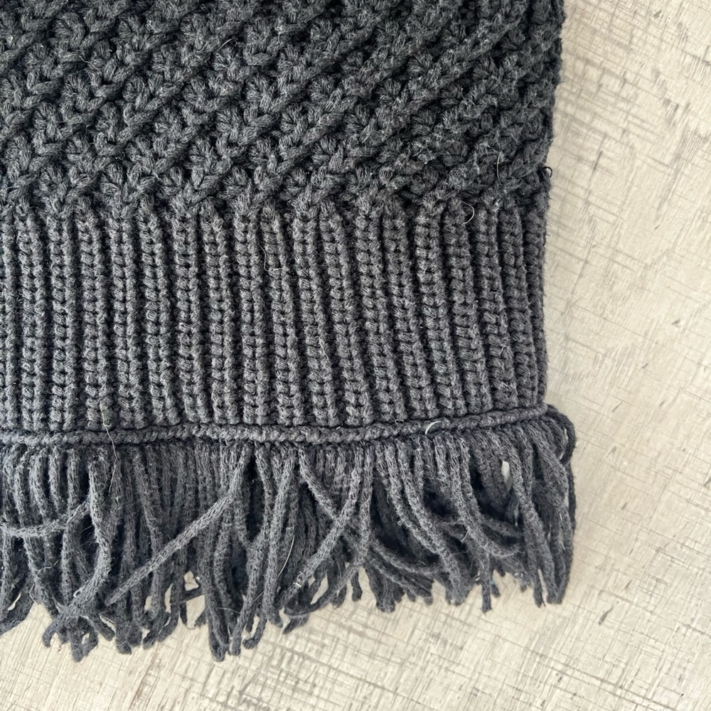 Joie Jolana Black, Grey, White Knitted Cardigan with elbow Sleeves Size M/L - Picture 7 of 15